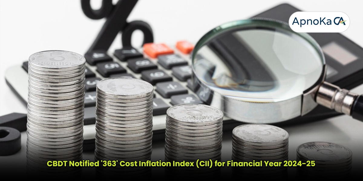 Cost Inflation Index (CII) for FY 202425 How it Saves You Capital